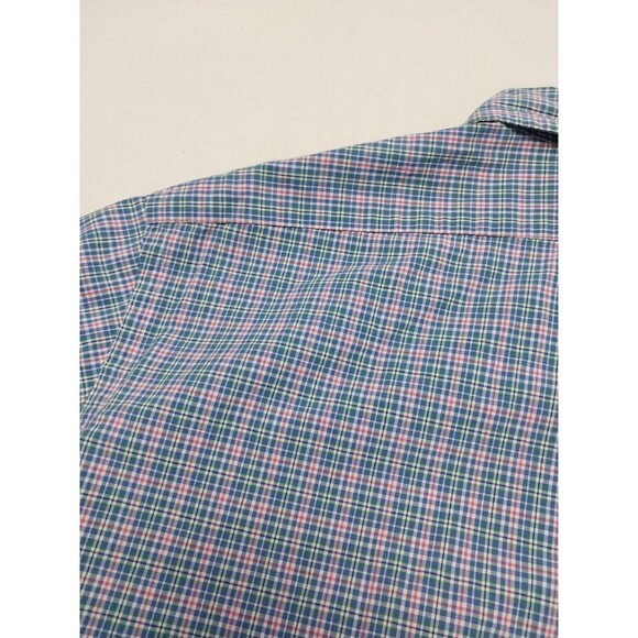 Ralph Lauren Button Down LS Shirt Mens Size XXL Pink Blue Plaid Classic Fit - Picture 14 of 16